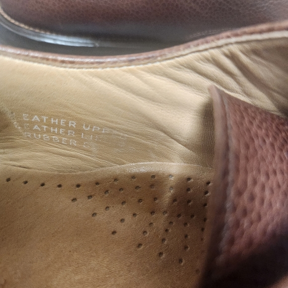 MARTIN DINGMAN - BROWN LEATHER TIE OXFORDS Shoes SIZE 9 - Picture 10 of 10